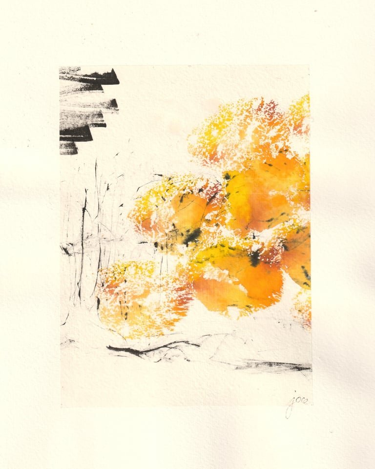 En jaune et noir